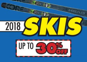  Up to 30% OFF 2018 Skis!