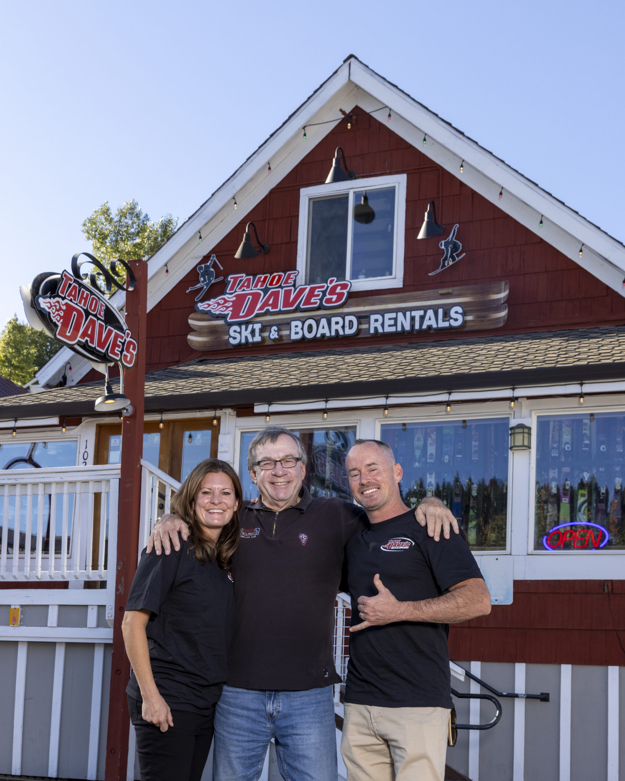 Dave Wilderotter and John and Autumn Lincoln - Founder and Owners of Tahoe Dave's